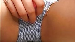 Cute Asian chick getting off here