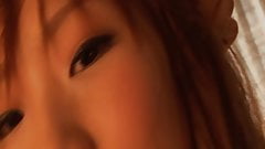 Gorgeous Japanese chick with big boobs teasing