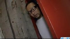 Hikaru Aoyama amazing Japanese gangbang show