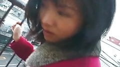 Hot Asian outdoor blowjob here