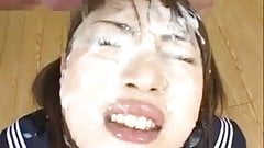 japan shoolgirl bukkake