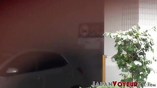 Japanese amateurs filmed peeing in public by voyeur