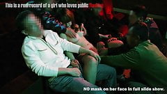 Japanese chubby girl public flashing slide show4