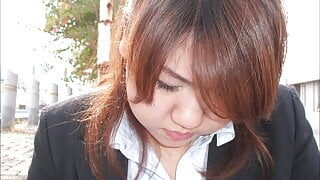 Japanese chubby office worker Michika