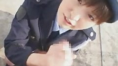 japanese female cop blowjob