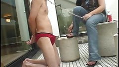 Japanese femdom sandals Denkianma