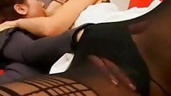 Japanese Lesbian Chair Kissing