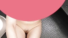 japanese  peeing her body
