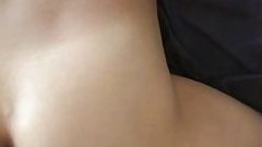 Japanese Wife takes it in both holes