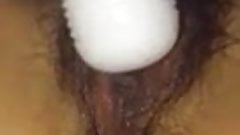 Slow motion playing with toy