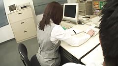 Sucking cocks in the office is a great way to spend the day