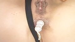 Two horny guys ass toy sexy Mei Amasakis tight little ass