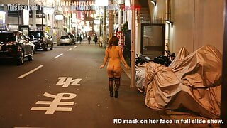 Japanese chubby girl public flashing slide show3