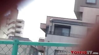 Japanese women spied on while pissing uncontrollably